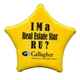 Star Celluloid Button (2 1/4)