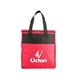Two - Tone Flat Top Insulated Non - Woven Shopping Tote Bag