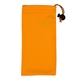 TUNEBOOM PLUS Mobile Tech Earbud Kit with Microfiber Cloth in Microfiber Cinch Pack Components inserted into Microfiber Kit