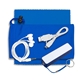 TECHBANK PLUS Mobile Tech Power Bank Accessory Kit with Earbuds in Microfiber Cinch Pouch