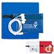 Earbud Tech Kit with Microfiber Cleaning Cloth In Translucent Carabiner Zipper Pouch