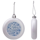 Shatter Resistant Flat Round Ornament
