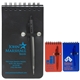 MONTEREY Pocket Sized Spiral Jotter Notepad Notebook with Pen