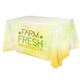 All Over Full Color Dye Sub Table Cover - flat poly 3- sided, fits 4 table
