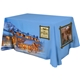 All Over Full Color Dye Sub Table Cover - flat poly 4- sided, fits 4 table