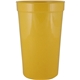 22 oz Smooth Walled Plastic Stadium Cup with Automated Silkscreen Imprint