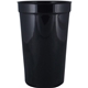 22 oz Smooth Walled Plastic Stadium Cup with Automated Silkscreen Imprint
