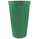 22 oz Smooth Walled Plastic Stadium Cup with Automated Silkscreen Imprint