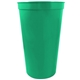 22 oz Smooth Walled Plastic Stadium Cup with Automated Silkscreen Imprint