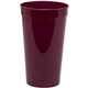 22 oz Smooth Walled Plastic Stadium Cup with Automated Silkscreen Imprint