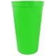 22 oz Smooth Walled Plastic Stadium Cup with Automated Silkscreen Imprint