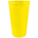 22 oz Smooth Walled Plastic Stadium Cup with Automated Silkscreen Imprint