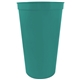 22 oz Smooth Walled Plastic Stadium Cup with Automated Silkscreen Imprint