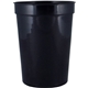 12 oz Smooth Walled Plastic Stadium Cup With Automated Silkscreen Imprint