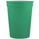 12 oz Smooth Walled Plastic Stadium Cup with Automated Silkscreen Imprint
