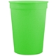 12 oz Smooth Walled Plastic Stadium Cup with Automated Silkscreen Imprint