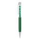 Blackpen Twist - Action Ballpoint Pen, Matching Green Barrel and Crystal Stones