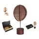 PlayableART Wood Golden Angle Helicone Spinner to Transform and Relax
