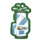 Golf Bag Shaped Luggage Tag