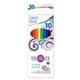 10 Pack Color Therapy Pre - Sharpened Colored Pencils with Full Color Decal