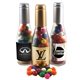 Champagne Bottle with Gumballs