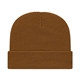 Waffle Knit Cap with Cuff