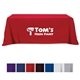 Flat Poly / Cotton 3- sided Table Cover - fits 8 standard table