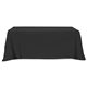 Flat Poly / Cotton 3- sided Table Cover - fits 8 standard table
