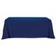 Flat Poly / Cotton 3- sided Table Cover - fits 8 standard table