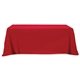 Flat Poly / Cotton 3- sided Table Cover - fits 8 standard table