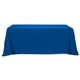 Flat Poly / Cotton 3- sided Table Cover - fits 8 standard table