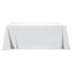 Flat Poly / Cotton 3- sided Table Cover - fits 8 standard table