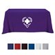 Flat Poly / Cotton 4- sided Table Cover - fits 6 standard table