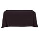 Flat Poly / Cotton 4- sided Table Cover - fits 6 standard table