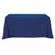 Flat Poly / Cotton 4- sided Table Cover - fits 6 standard table