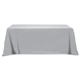Flat Poly / Cotton 4- sided Table Cover - fits 8 standard table