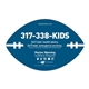 Football Hand Fan Without Stick - Paper Products