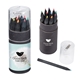 Blackwood 12- Piece Colored Pencil Set In Tube With Sharpener