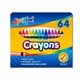 Set of 64 Crayons w / Sharpener