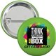 2-1/4 Round Safety Pin Button