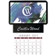 Triumph(R) Calendars Press - N - Stick Business Card Holder With Imprint And Calendar Pad