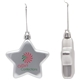 Shatter Resistant Flat Star Ornament