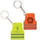 Reflective Safety Vest Keytag