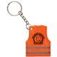Reflective Safety Vest Keytag