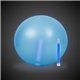 12 Inch Inflatable Beach Balls with 1 - 6 Inch BLUE Glow Stick