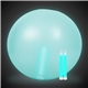 24 Inch Inflatable Beach Ball with 2 - 6 Inch AQUA Glow Sticks
