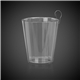 Clear Shot Glass Medallion