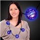 Blue LED Ball Necklace