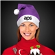 Felt Santa Hat - Purple