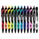 Gel Sport Soft Touch Rubberized Hybird Ink Gel Pen - Black Ink